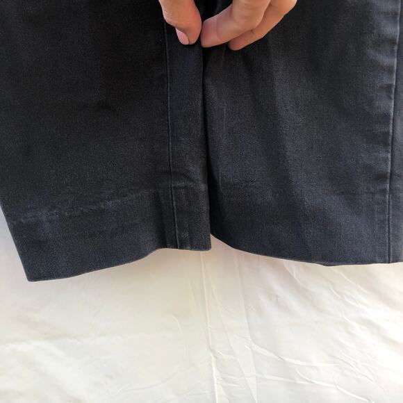 Everlane Flat Front Side Zip Straight Leg Pants Washed Black Grey 4 - Picture 6 of 10